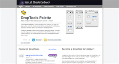 Desktop Screenshot of droptools.sonsothunder.com
